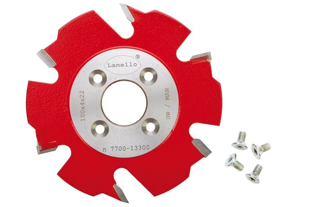 LAMELLO Nutfräser, HW, 100x4x22 Mm, Z6, VS, 4 NL "Original LAMELLO" 3 LAMELLO Nutfräser, HW, 100x4x22 Mm, Z6, VS, 4 NL "Original LAMELLO"