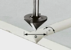 FESTOOL Gipskartonfräser HW S8 D32/90°