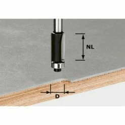 FESTOOL Bündigfräser HW D12,7/NL25 KL