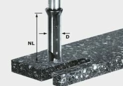 FESTOOL Nutfräser-Wendeplatten HW S12 D14/45 WM