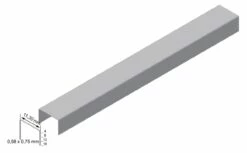 PREBENA Heftklammern Im Blister Verzinkter Stahl VX10CST-B